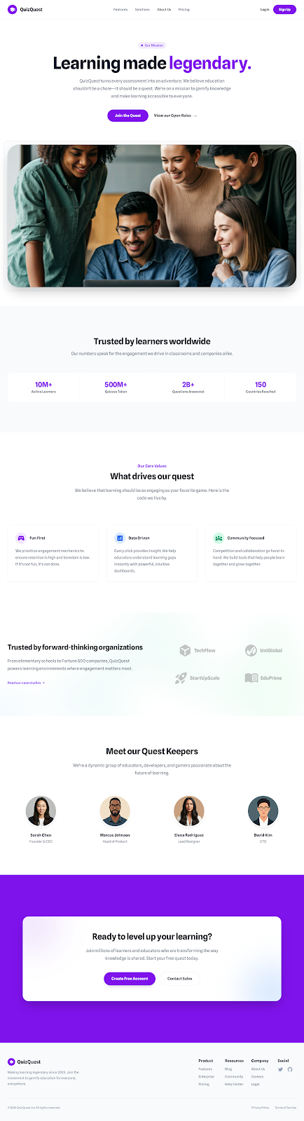 3. About Us Light Mode