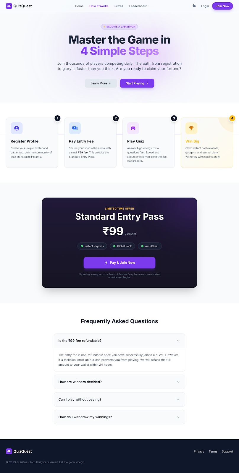 30. How It Works Page
