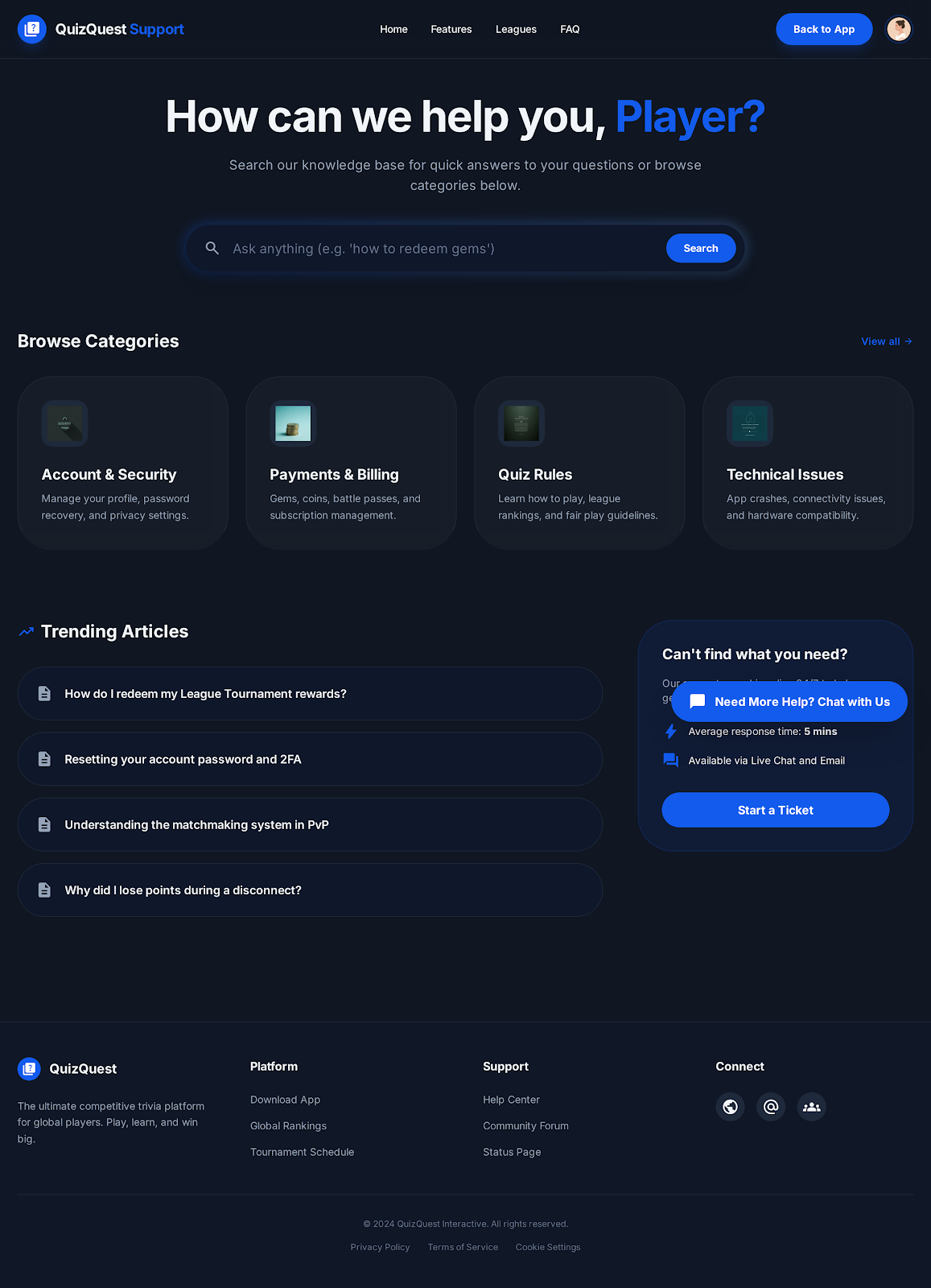 58. Quizquest Help & Knowledge Base